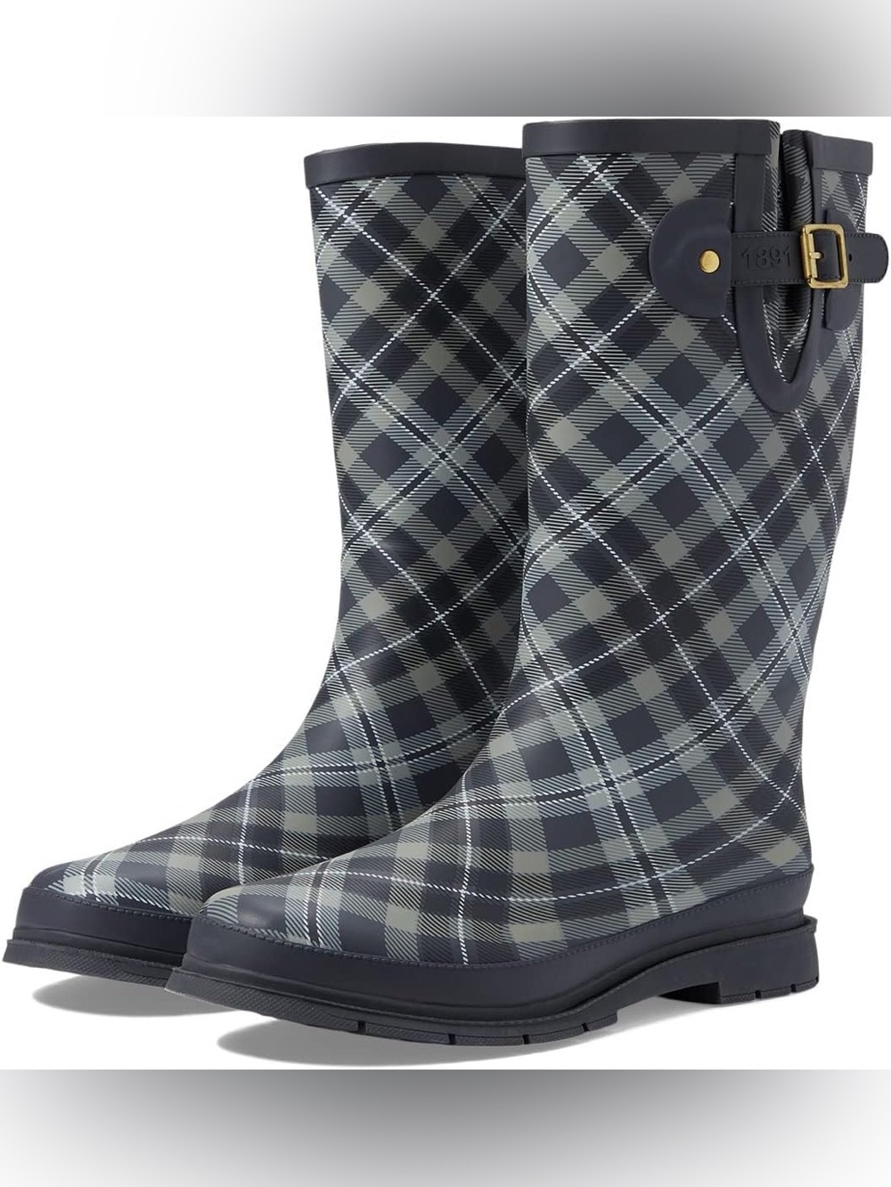 Western Chief Printed Tall Rain Boot Cabin Plaid